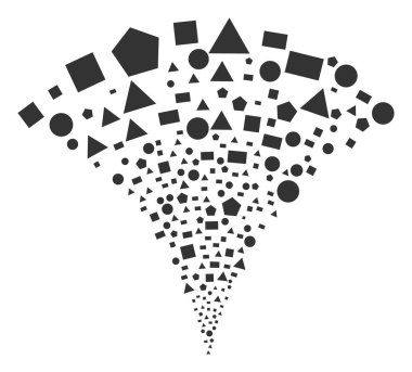 Geometrik şekiller çeşme dere