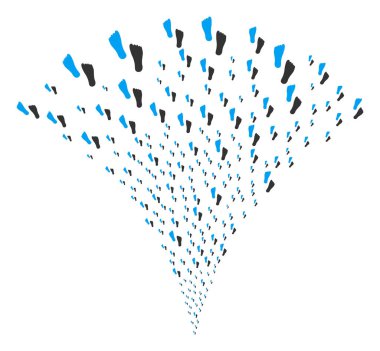 İnsan ayak izleri çeşme dere