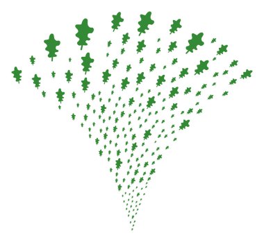 Meşe yaprağı çeşme dere