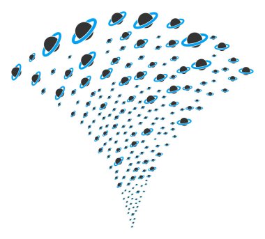 Gezegen Satürn çeşme dere