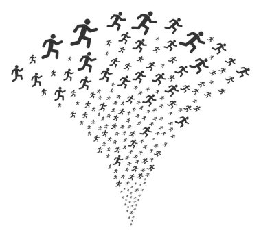 Çalışan adam çeşme dere