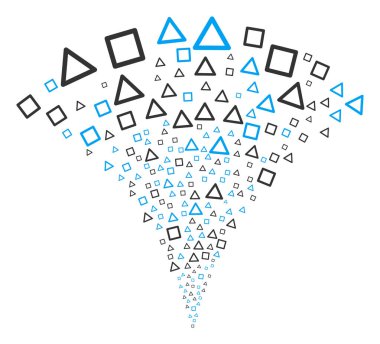 Üçgen ve kare kare çeşme dere