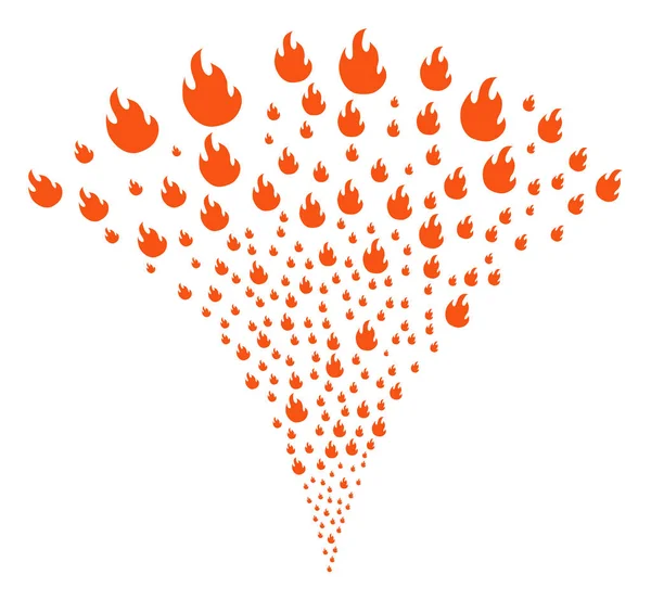 Fuego Fuente de llama Corriente — Archivo Imágenes Vectoriales