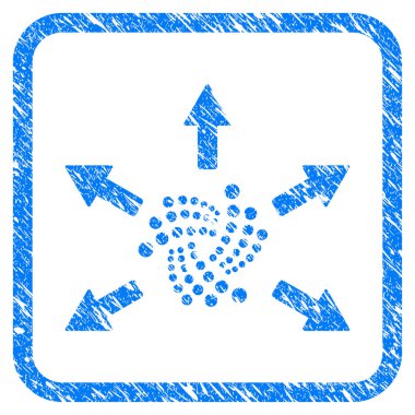 Iota harcamak okları çerçeveli damgası