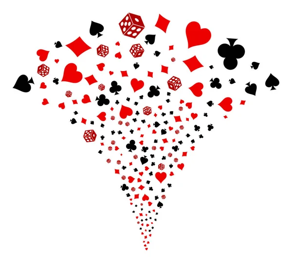 Casino fontaine Stream — Image vectorielle