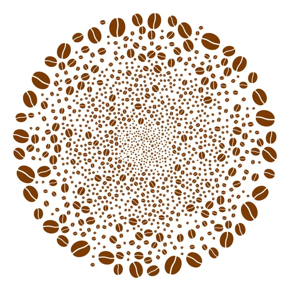 Kahve çekirdeği havai fişek Küre