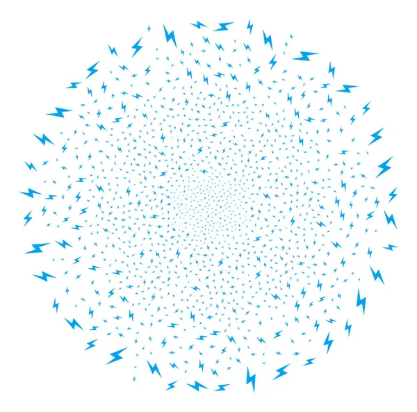 Esfera de fuegos artificiales de perno eléctrico — Vector de stock