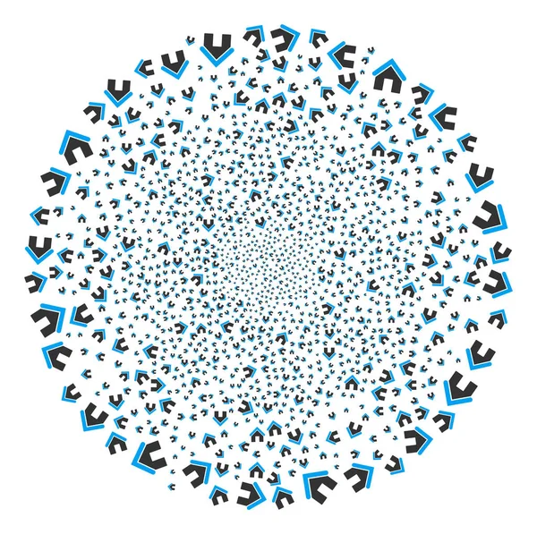 Eve havai fişek Küre