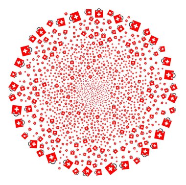 İlk yardım kiti havai fişek Küre