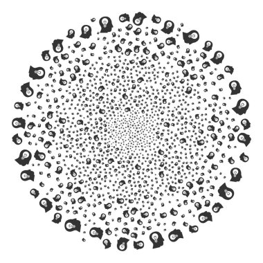 Akıl ampul havai fişek Küre