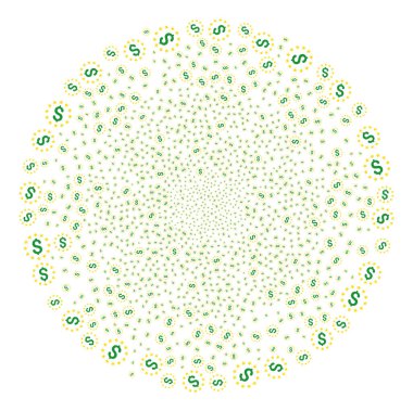 Doları yıldız havai fişek Küre