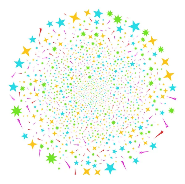 Konfeti yıldız havai fişek Küre