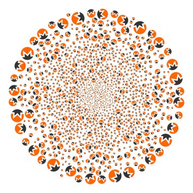 Monero para birimi havai fişek Küre