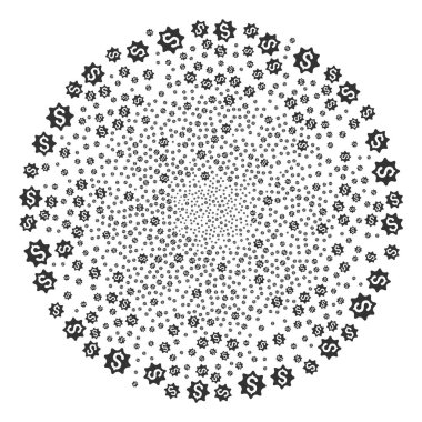 Para ödülü havai fişek Küre