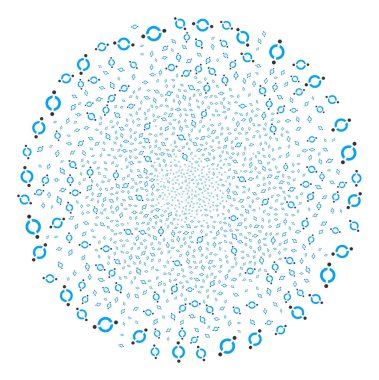 Düğüm bağlantı havai fişek Küre
