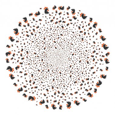 Horoz kafası havai fişek Küre