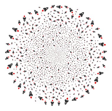 Uzay roketi havai fişek Küre