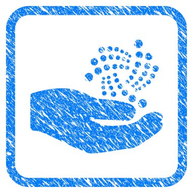 Iota maaş el damgası çerçeveli