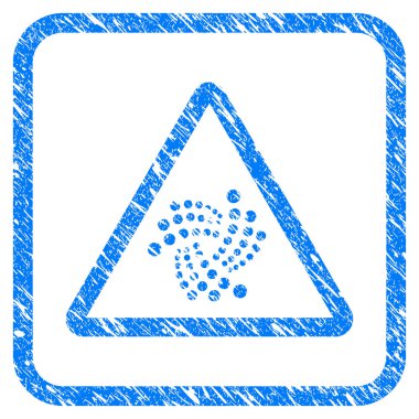 Iota uyarı damga çerçeveli