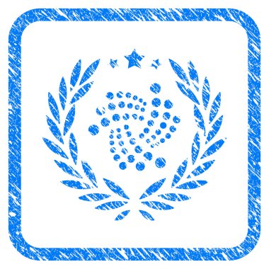 Iota defne çelengi damga çerçeveli