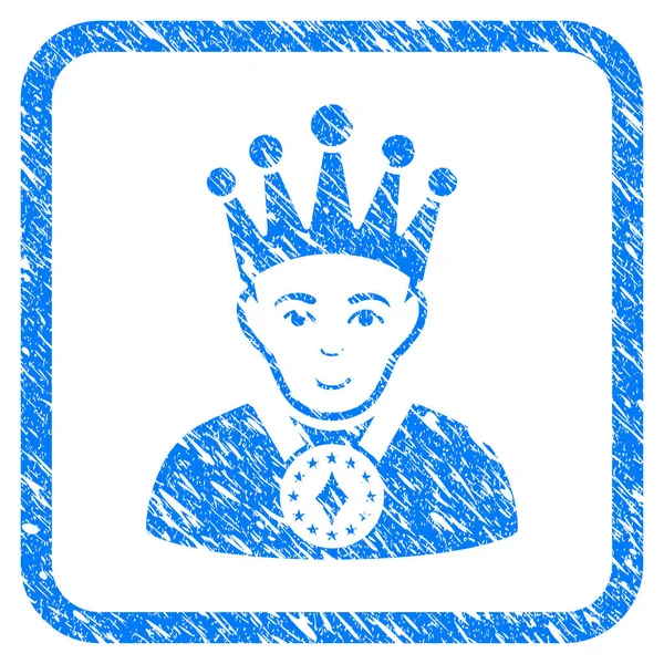 Król wrobił Stamp — Wektor stockowy