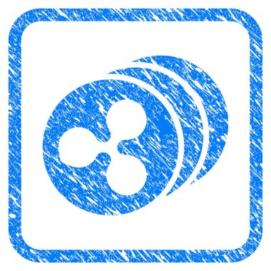 Dalgalanma paralar pul çerçeveli