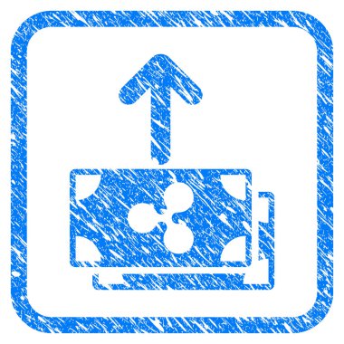 Çerçeveli damga dışarı banknotlar ödeme dalgalanma