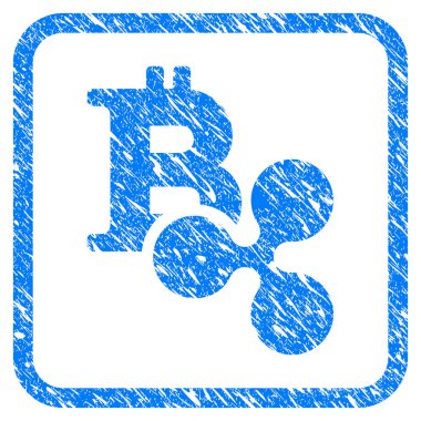 Dalgalanma ve Bitcoin damgası çerçeveli