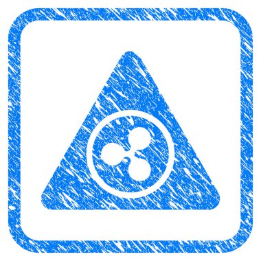 Dalgalanma tehlike damga çerçeveli