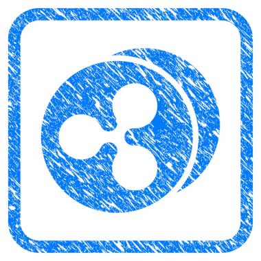 Dalgalanma paralar pul çerçeveli