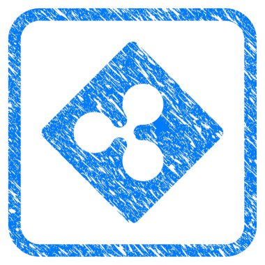 Dalgalanma Rhombus damga çerçeveli