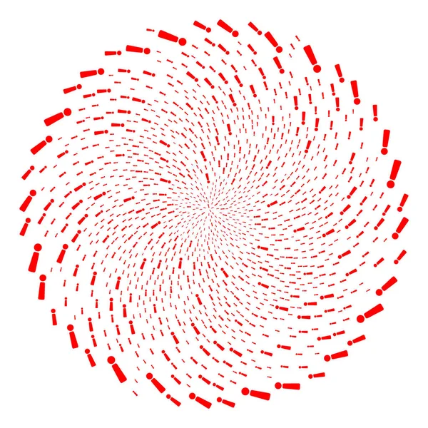 Signe d'exclamation Centrifuge Bang — Image vectorielle