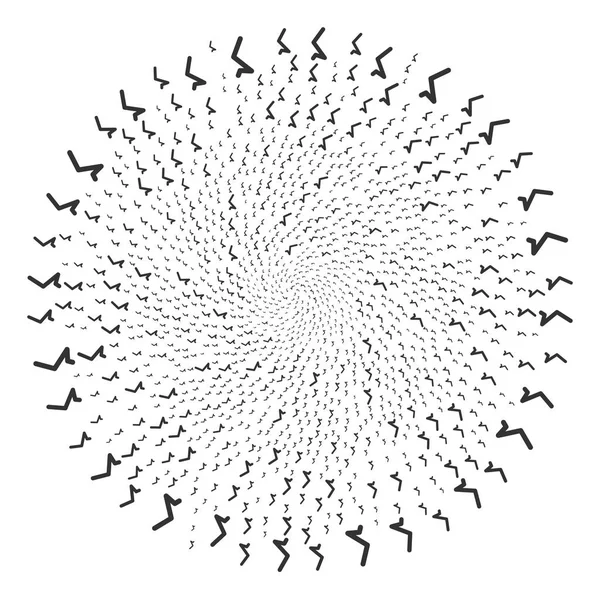 SQRT centrifugaal cirkel — Stockvector