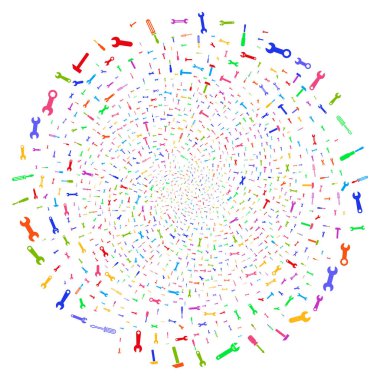 Onarım Araçları Spiral yuvarlak küme