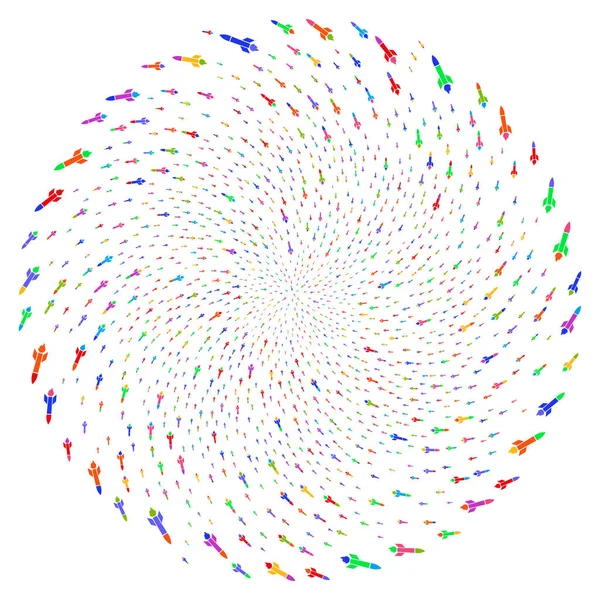 Missile Launch Cycle Spheric Cluster