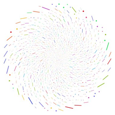 Çizgiler ve noktalar Curl Globula