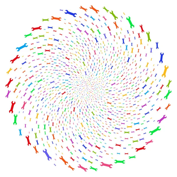 Rotation du cycle de clé — Image vectorielle