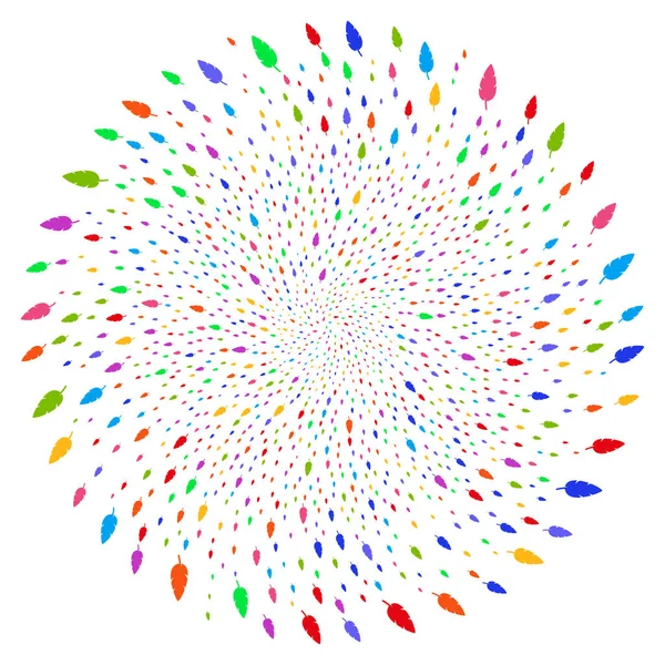 Tourbillon de plume Spin — Image vectorielle