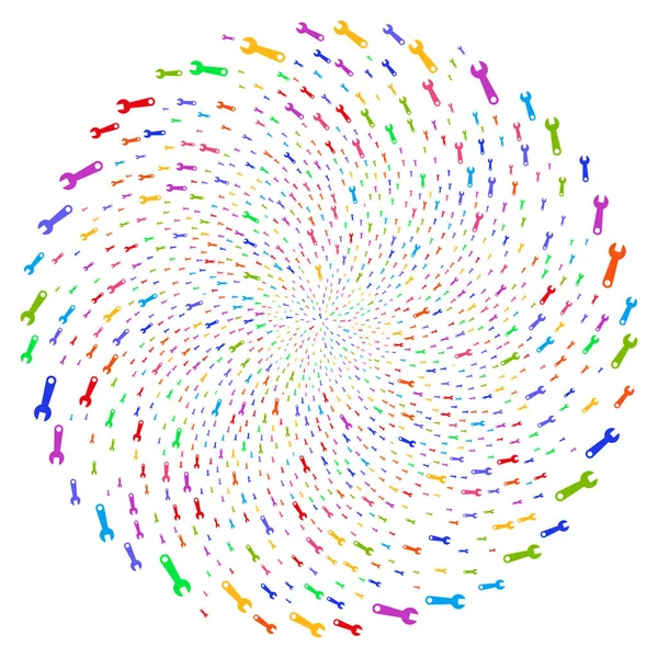 Clé spirale Bang — Image vectorielle