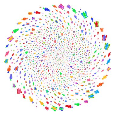 Melekler ve şeytanlar girdap daire