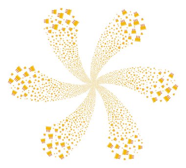 Doğum günü pastası girdap Twist