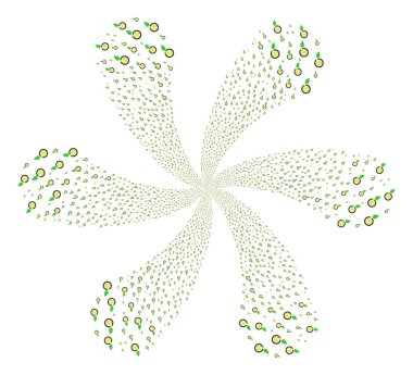 Tohum Filiz dön çiçek şekil