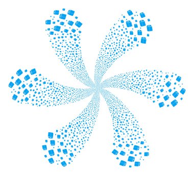 Tuvalet kağıdı rulo Curl Spin