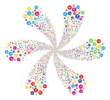 CURL çiçek küme uygulamak