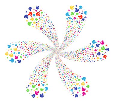 Champignon mantar santrifüj çiçek küme