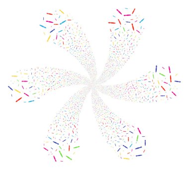 Fırça sarmal çiçek altı yaprakları ile