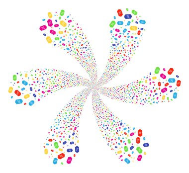 Etiket siklonik akışı indirim