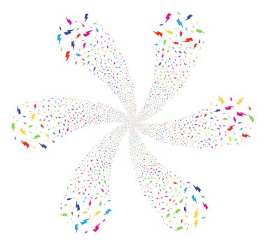 Elektrik Strike Curl çiçek küme