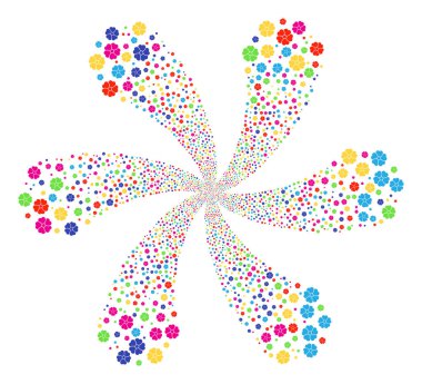 Çiçek santrifüj hareket