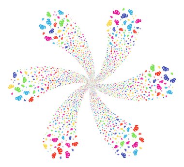 Köpek yavrusu sarmal havai fişek